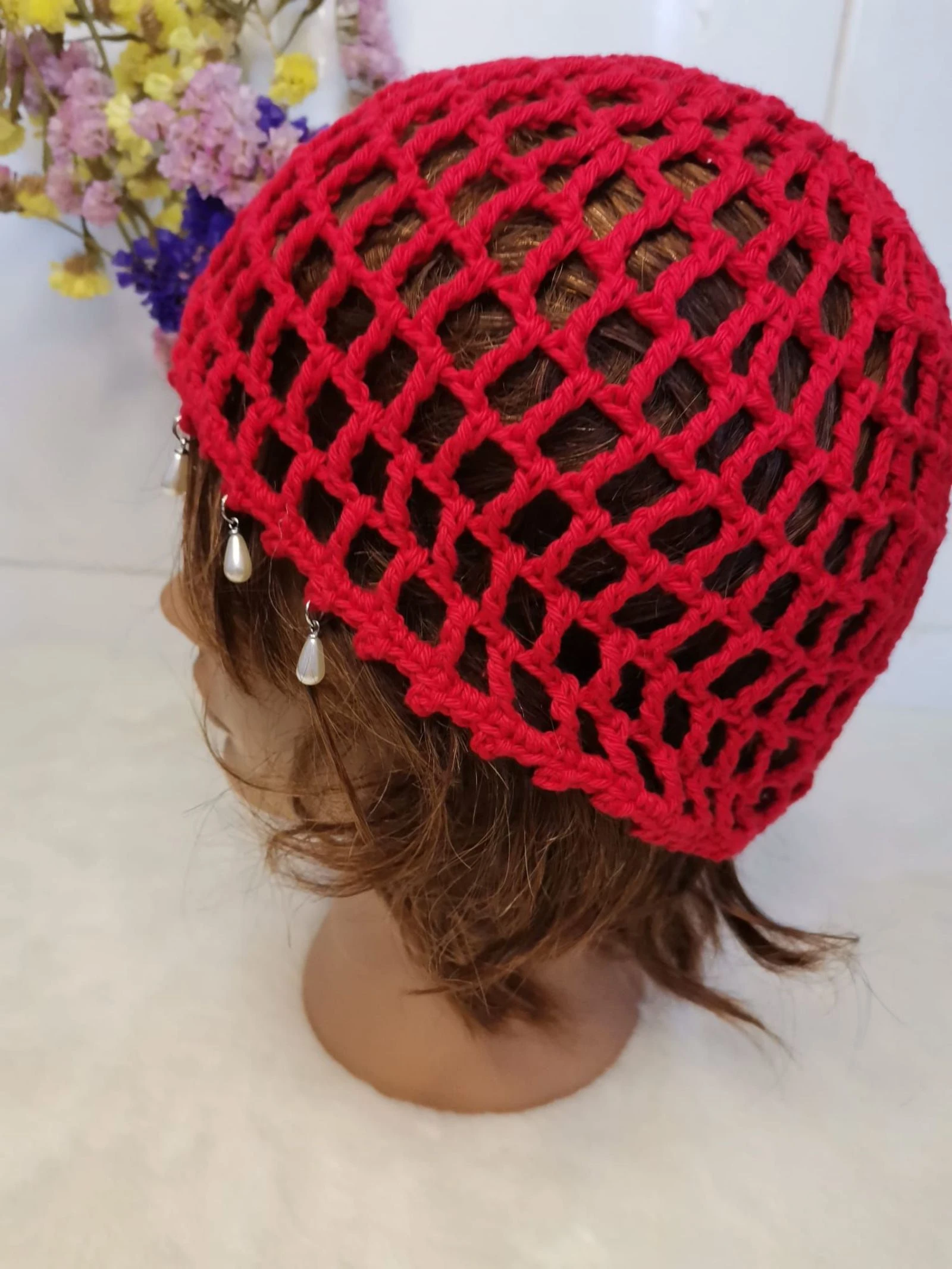 Casquette (Mesh Hat) crochet beanie – photo 2